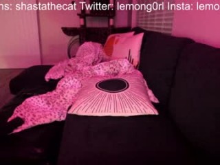 shastathecat doing it solo, pleasuring her little pussy live on webcam